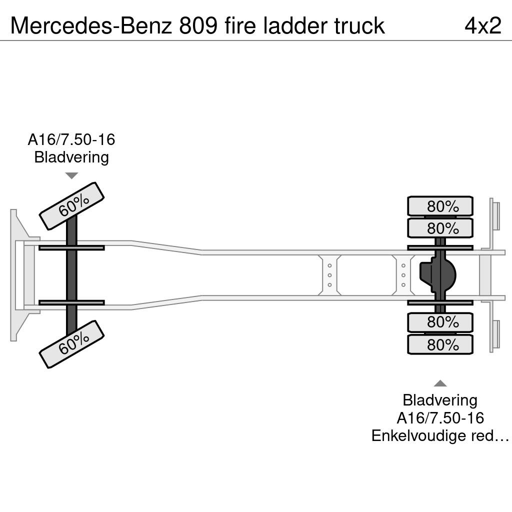 Mercedes-Benz 809 fire ladder truck Löschfahrzeuge