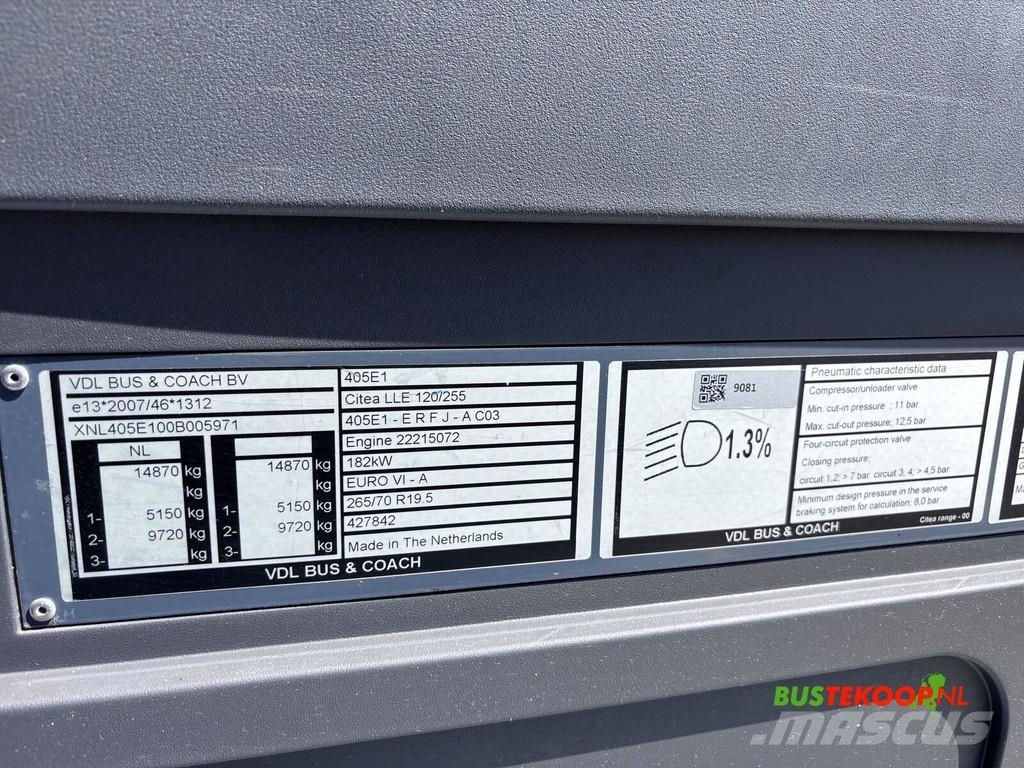 VDL Citea LLE120/255, Euro 6 Autobús urbano