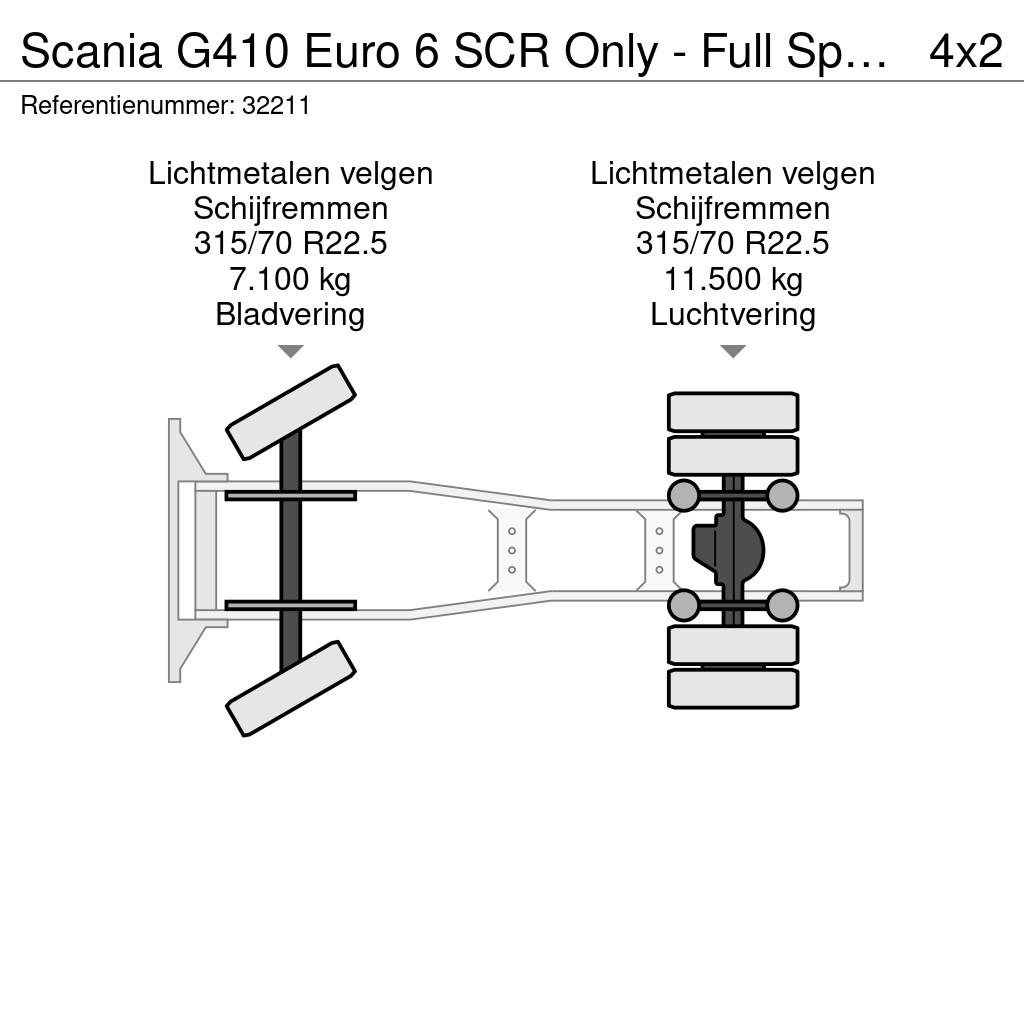 Scania G410 Euro 6 SCR Only - Full Spoiler - Alcoa - Smar Sattelzugmaschinen