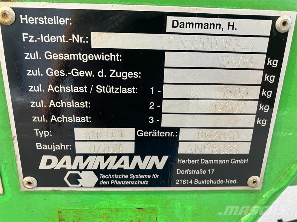 Dammann ANTP 8036 Profi Class Muut maatalouskoneet