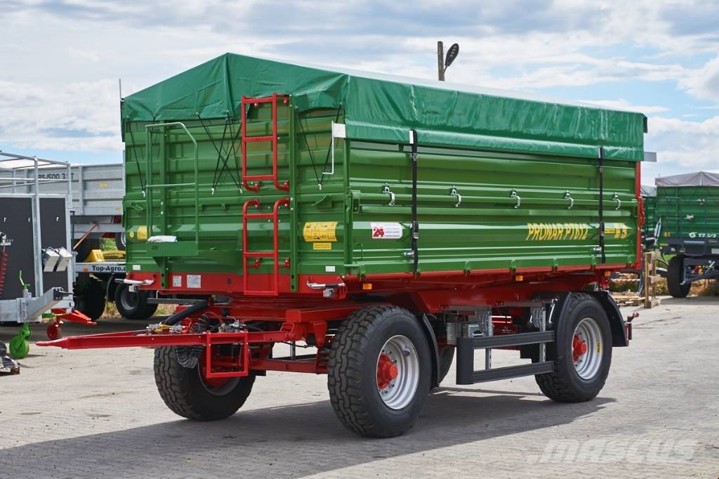 Pronar PT 612 / 12 tones tipping trailer / pallet wide Tipper trailers
