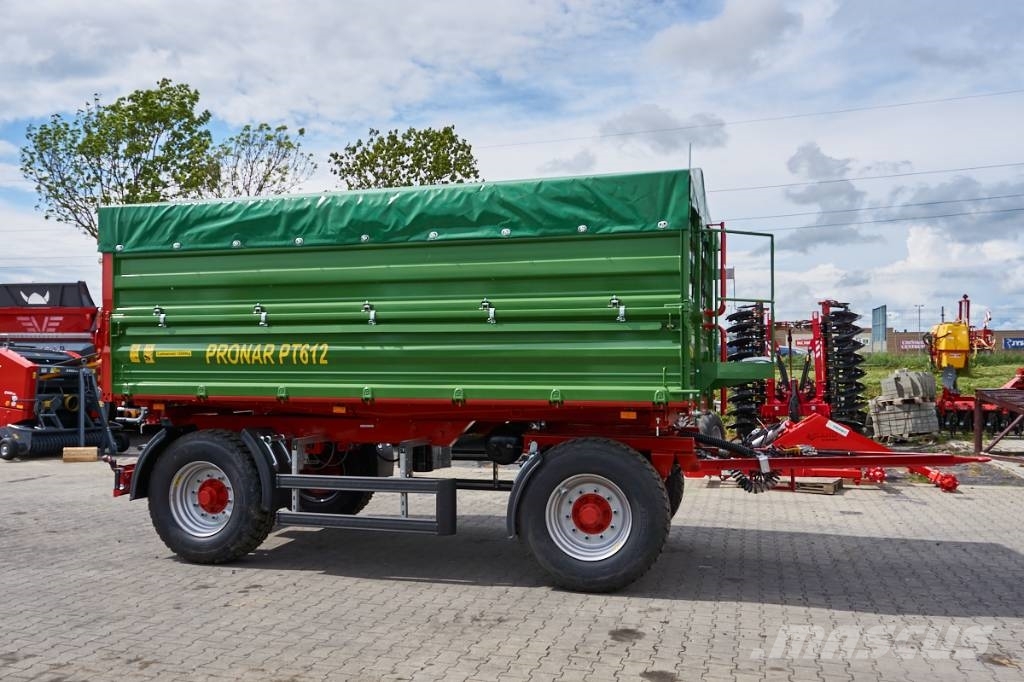 Pronar PT 612 / 12 tones tipping trailer / pallet wide Tipper trailers
