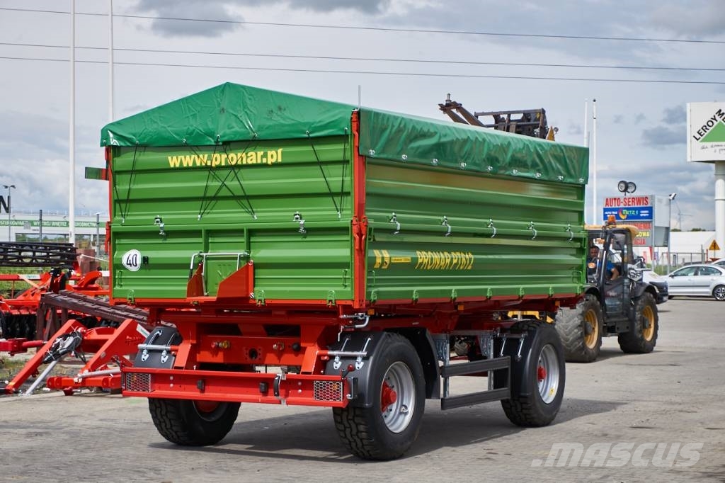 Pronar PT 612 / 12 tones tipping trailer / pallet wide Tipper trailers