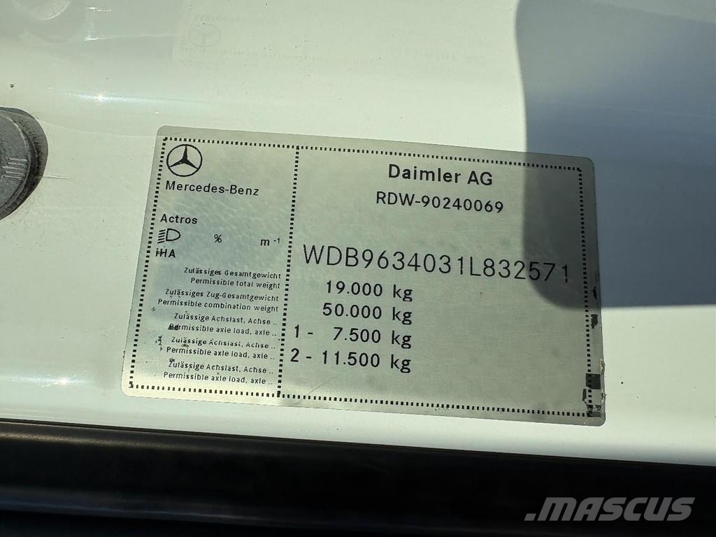 Mercedes-Benz Actros 1943 + ADR + EURO 6 Çekiciler