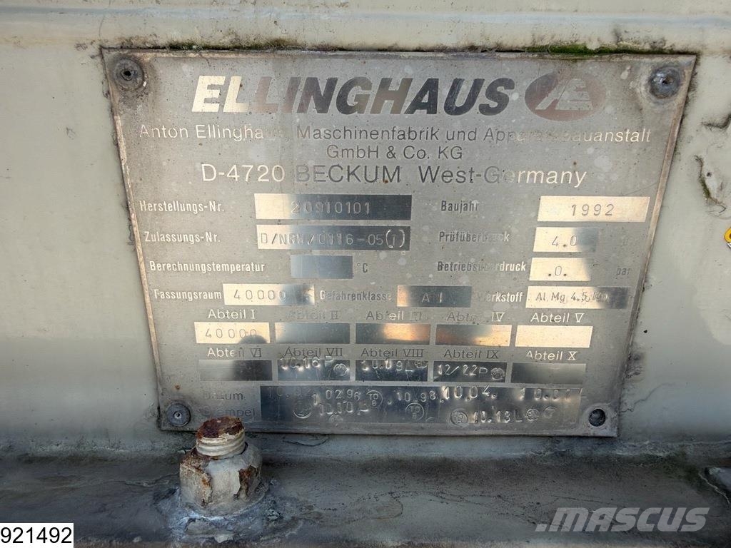 Ellinghaus Fuel 40.000 Liter, 1 Comp Semirremolques cisterna