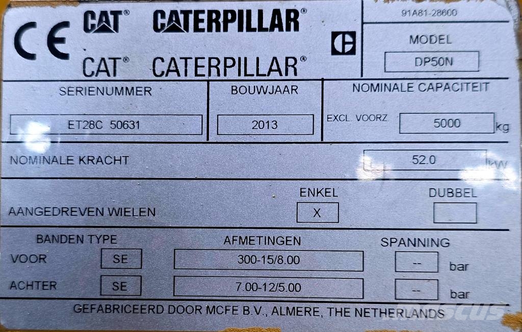 CAT DP 50 N Chariots diesel