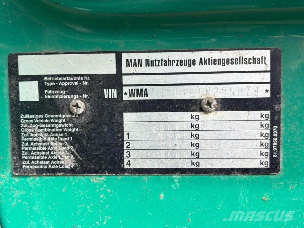 MAN 27 .463 Tractor 6x6 Manual Gearbox Full Spring Sus Ťahače