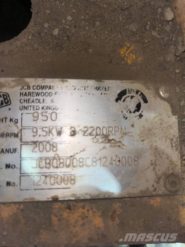 JCB 8008 Mini ekskavatori < 7 t