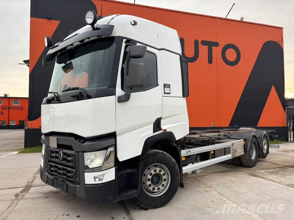 Renault T 520 6x2 CHASSIS L=7421 mm Smagās mašīnas ar konteineriem
