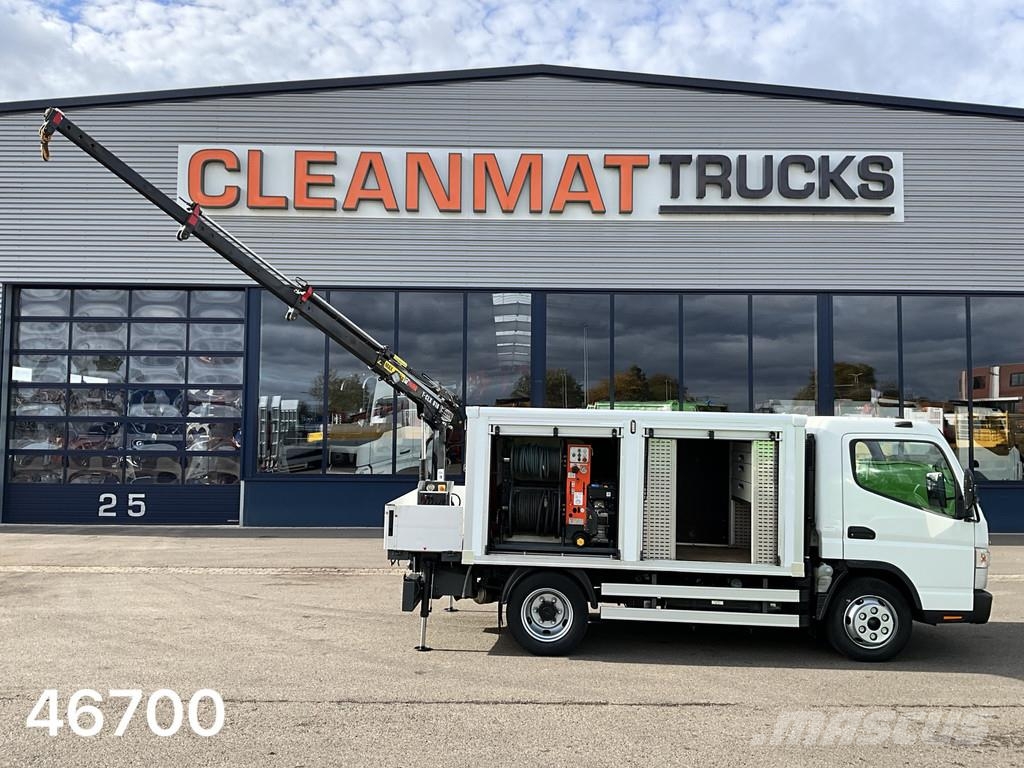 Fuso Canter 7C15 Euro 6 ROM hogedruk + Hiab 1,8 Tonmete Rabljeni žerjavi za vsak teren