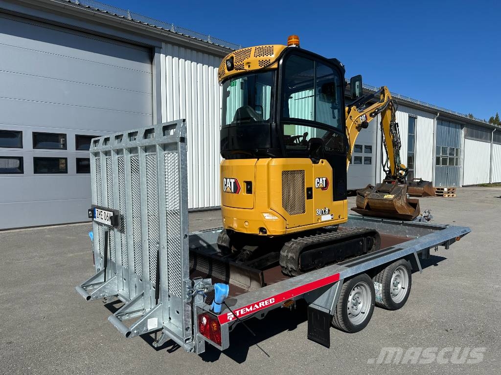 CAT 301.8 minigrävare med rotortilt och skopor Εκσκαφάκι (διαβολάκι) < 7t