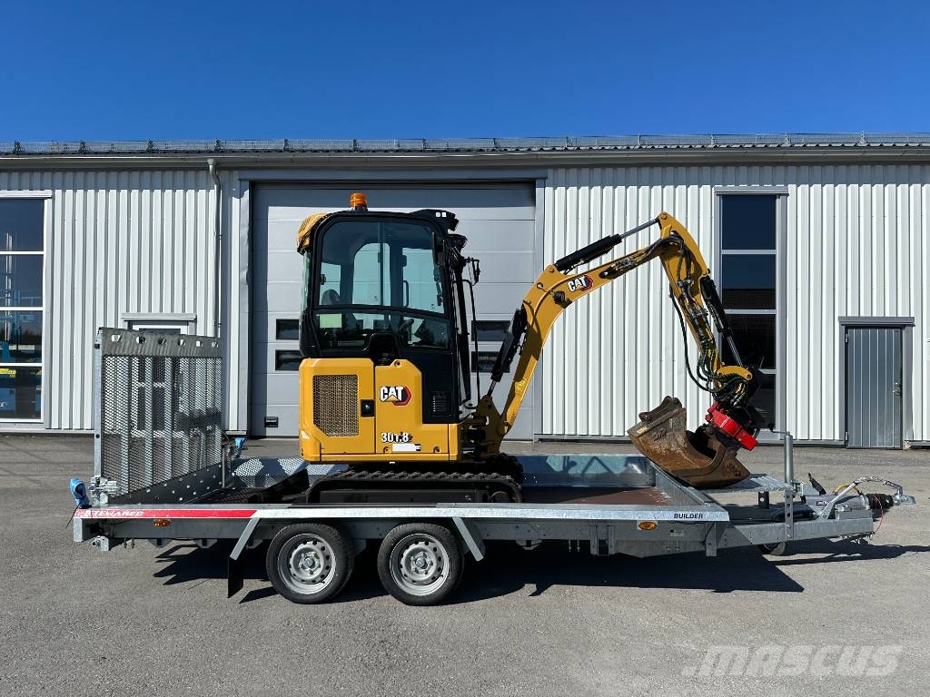 CAT 301.8 minigrävare med rotortilt och skopor Εκσκαφάκι (διαβολάκι) < 7t
