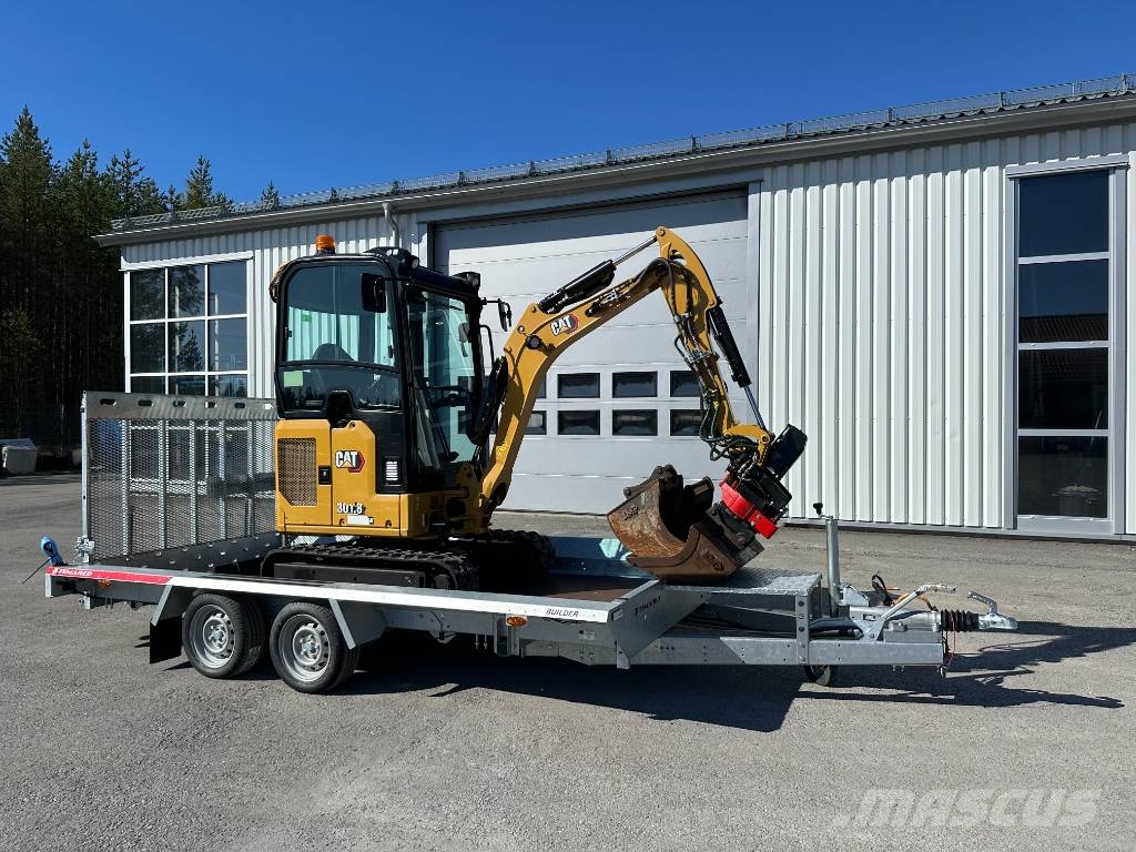 CAT 301.8 minigrävare med rotortilt och skopor Εκσκαφάκι (διαβολάκι) < 7t