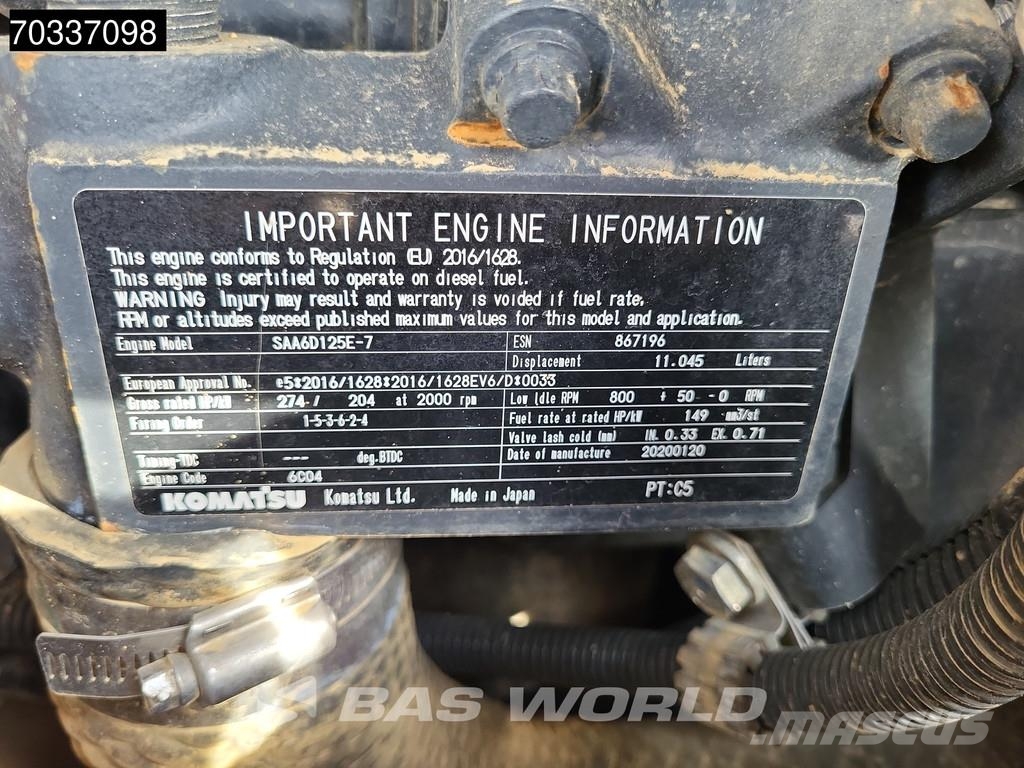 Komatsu WA470 -8E0 WA470 Gumikerekes homlokrakodók