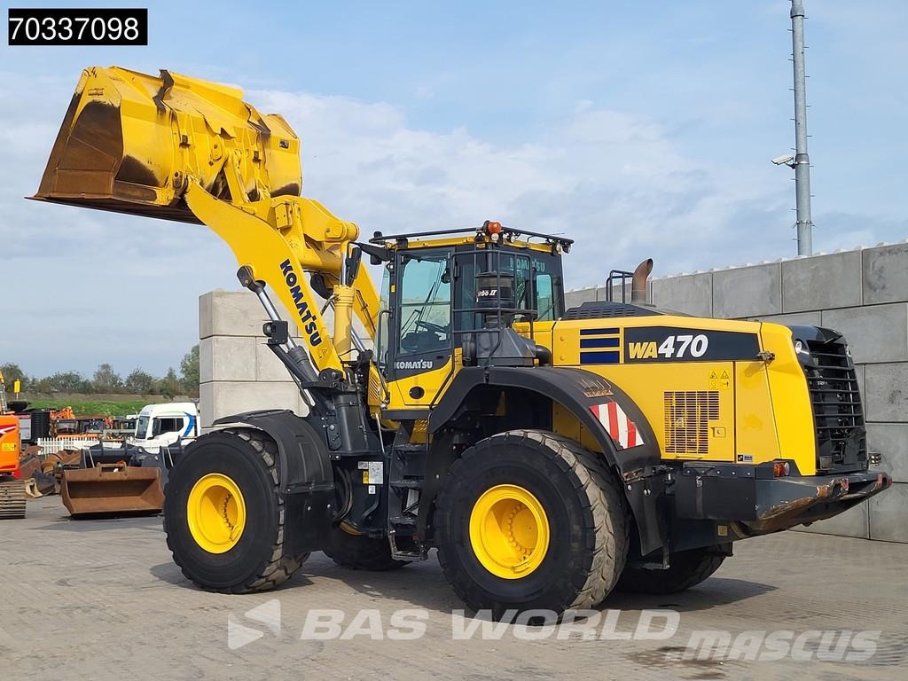 Komatsu WA470 -8E0 WA470 Gumikerekes homlokrakodók