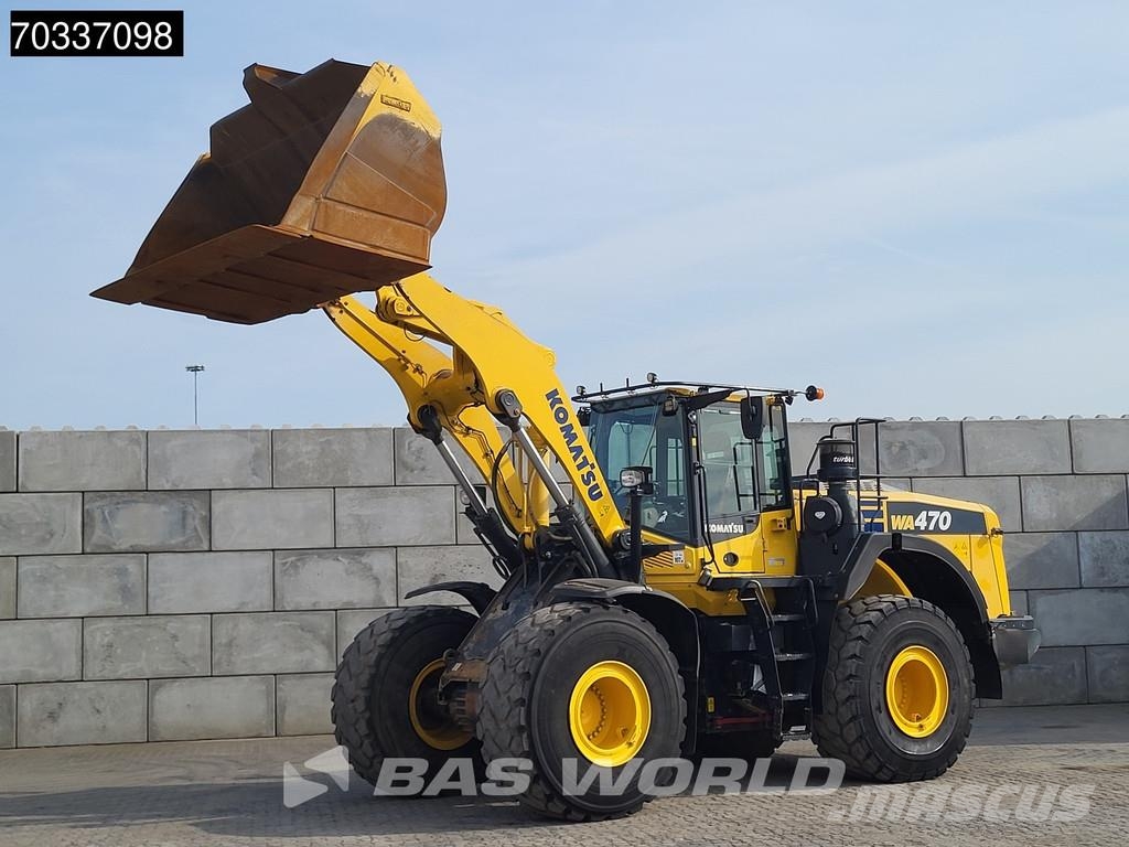Komatsu WA470 -8E0 WA470 Gumikerekes homlokrakodók