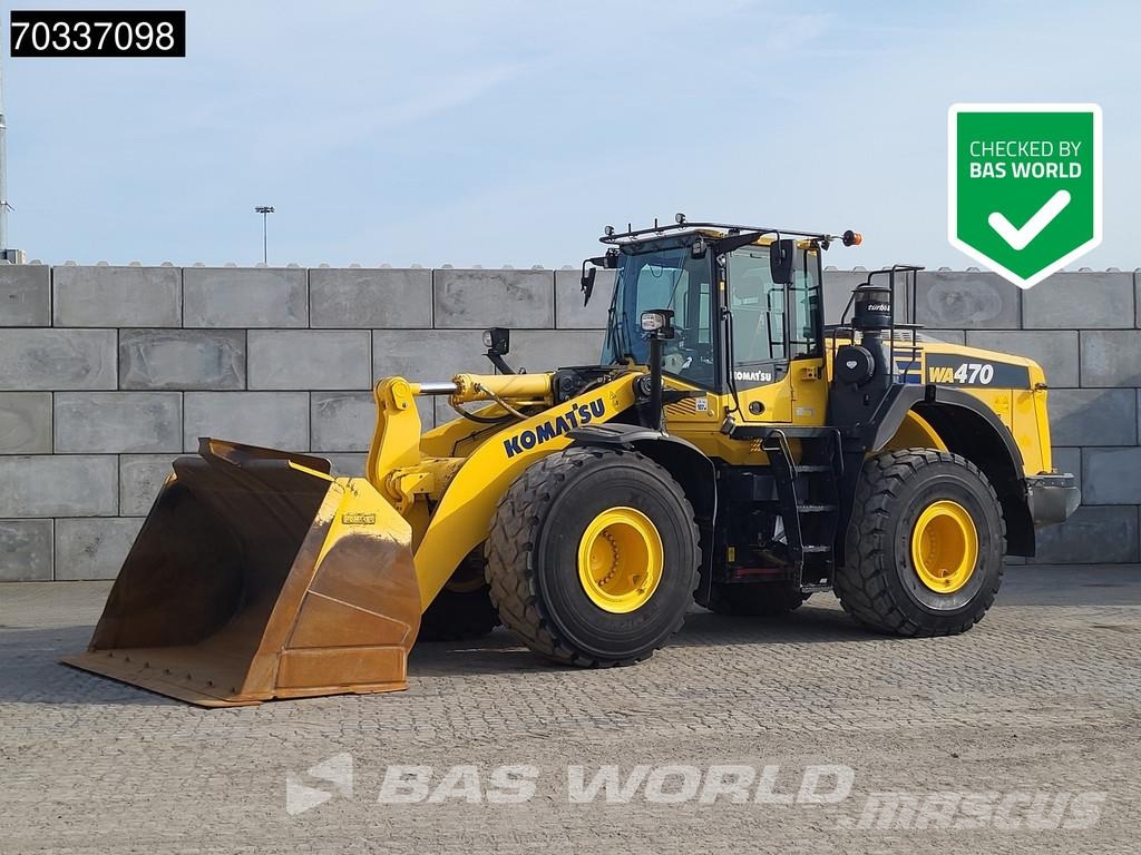 Komatsu WA470 -8E0 WA470 Gumikerekes homlokrakodók