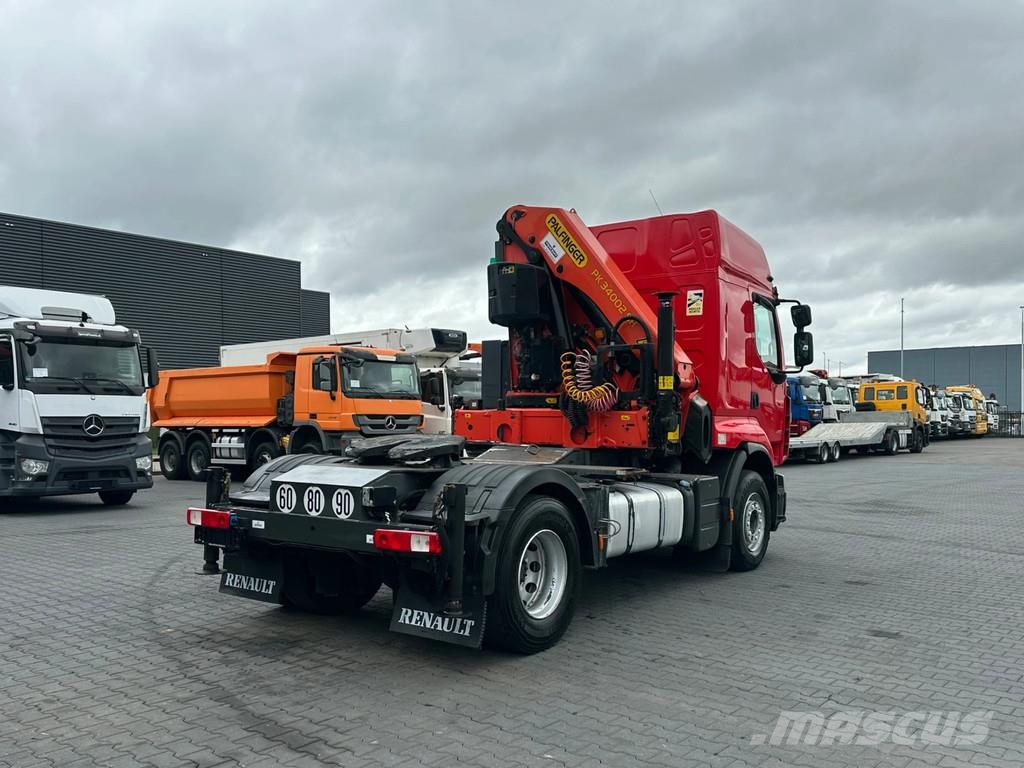 Renault Premium Lander 460 DXi 4x2 Trekker + Palfinger PK3 Тягачі
