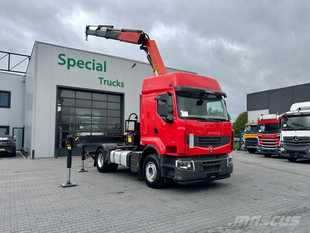 Renault Premium Lander 460 DXi 4x2 Trekker + Palfinger PK3 Тягачі