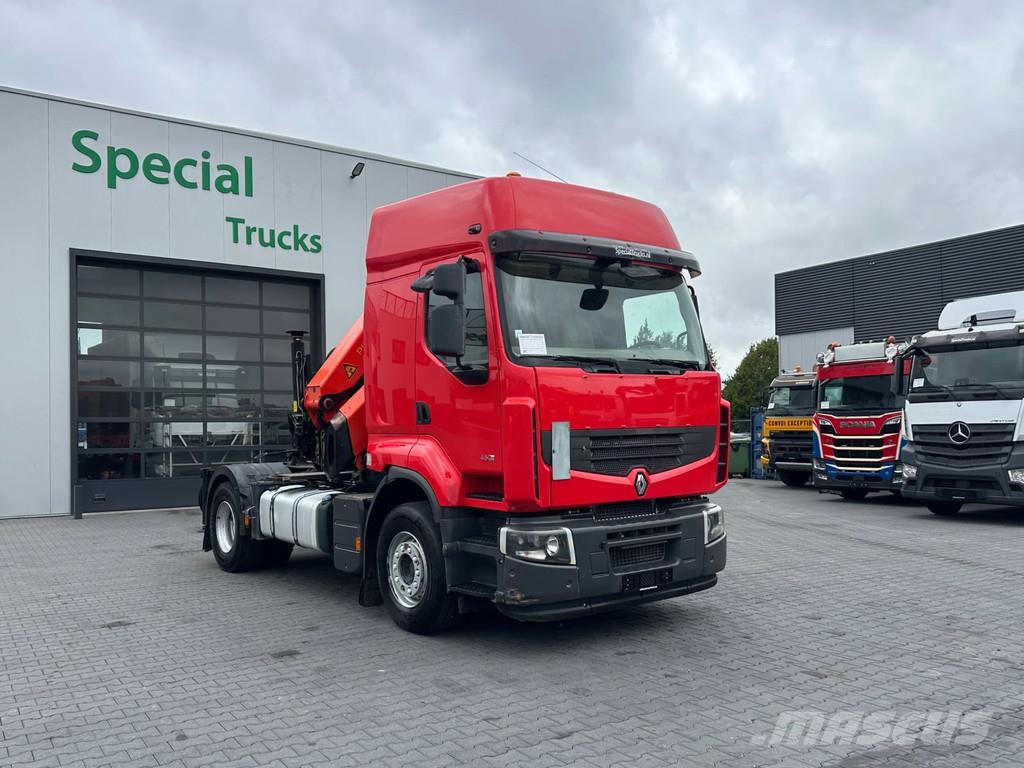 Renault Premium Lander 460 DXi 4x2 Trekker + Palfinger PK3 Тягачі