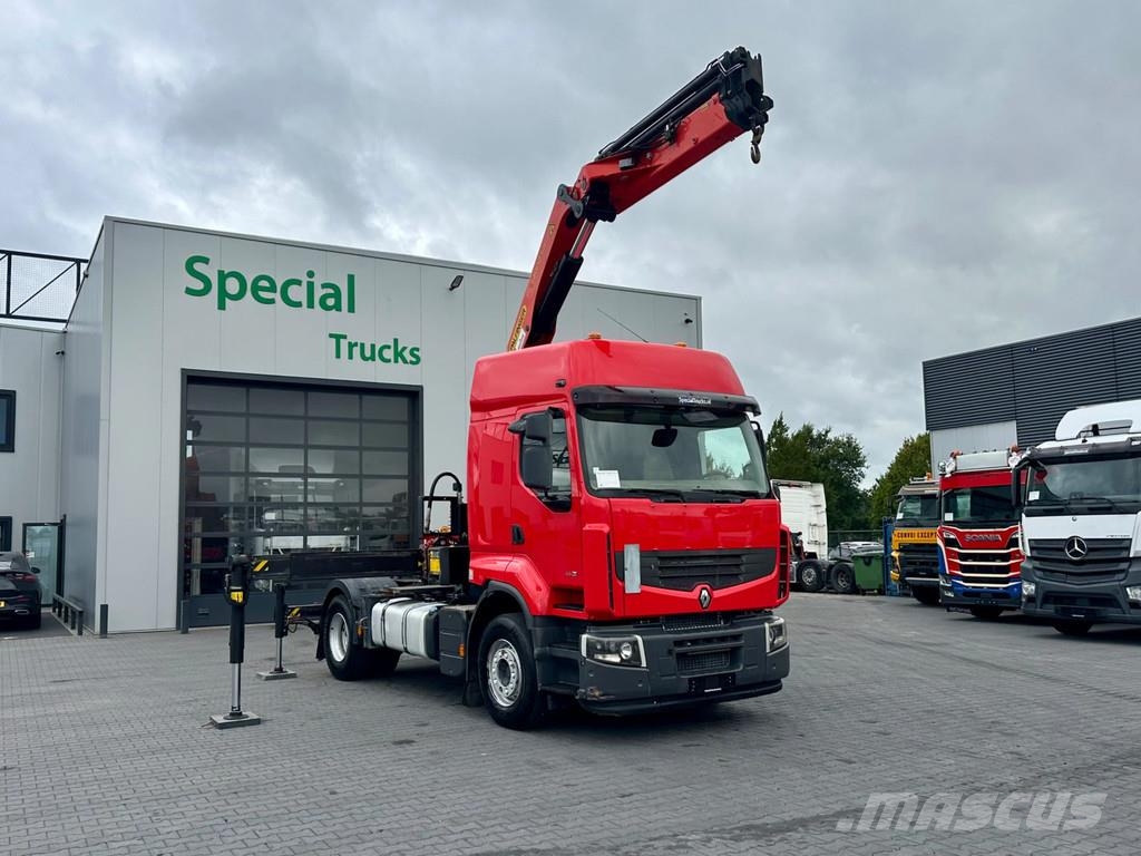 Renault Premium Lander 460 DXi 4x2 Trekker + Palfinger PK3 Тягачі