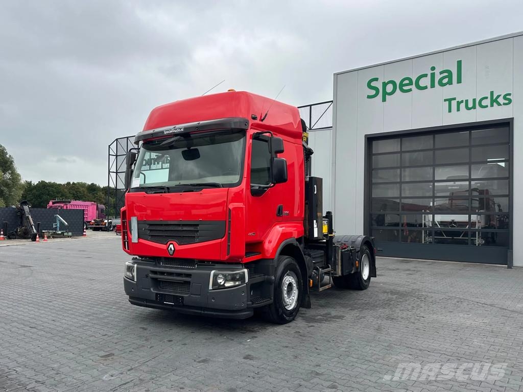 Renault Premium Lander 460 DXi 4x2 Trekker + Palfinger PK3 Тягачі