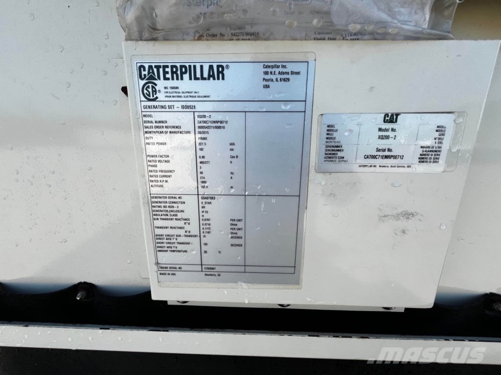 CAT XQ200 Dizel agregati
