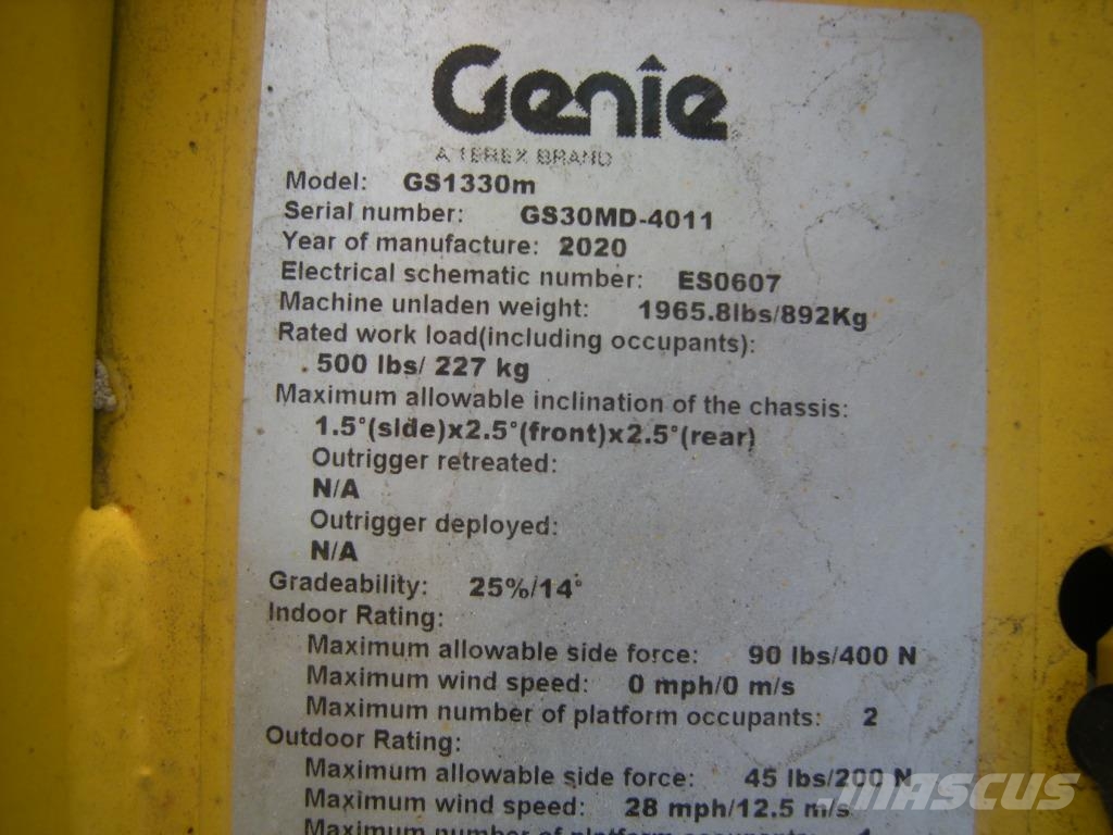 Genie GS 1330 (4004) Škarjaste dvižne ploščadi