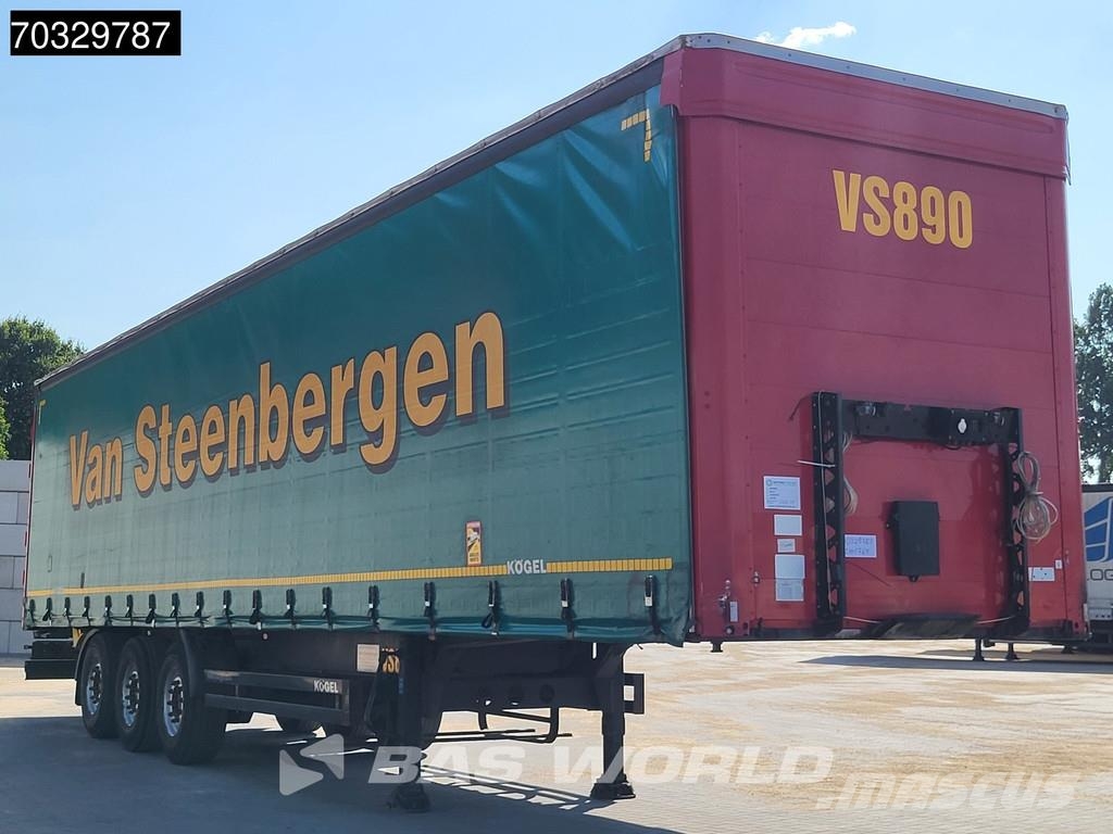 Kögel S24-1 Sliding Roof SAF Tents puspiekabes
