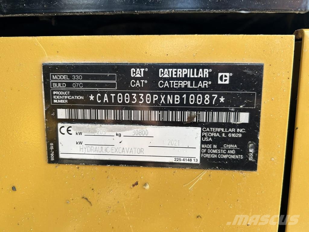 CAT 330-07 履帶式 挖土機/掘鑿機/挖掘機