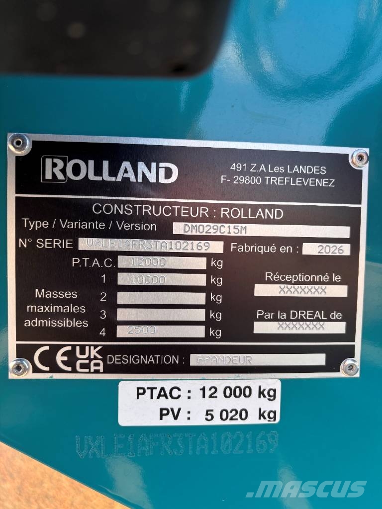 Rolland RF 5514C Epandeur de fumier