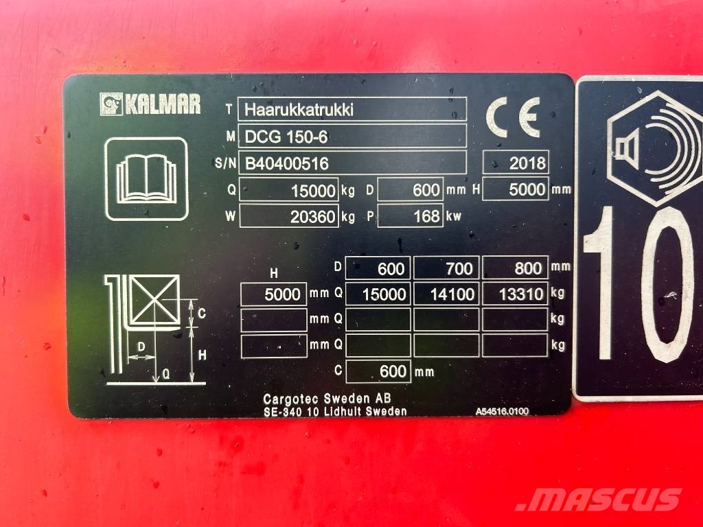 Kalmar DCG150-6 Dīzeļa autoiekrāvēji