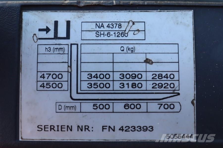 Jungheinrich EFG535 Electric, Lifting Height 4700mm, Freelift 1 Diesel forklifts