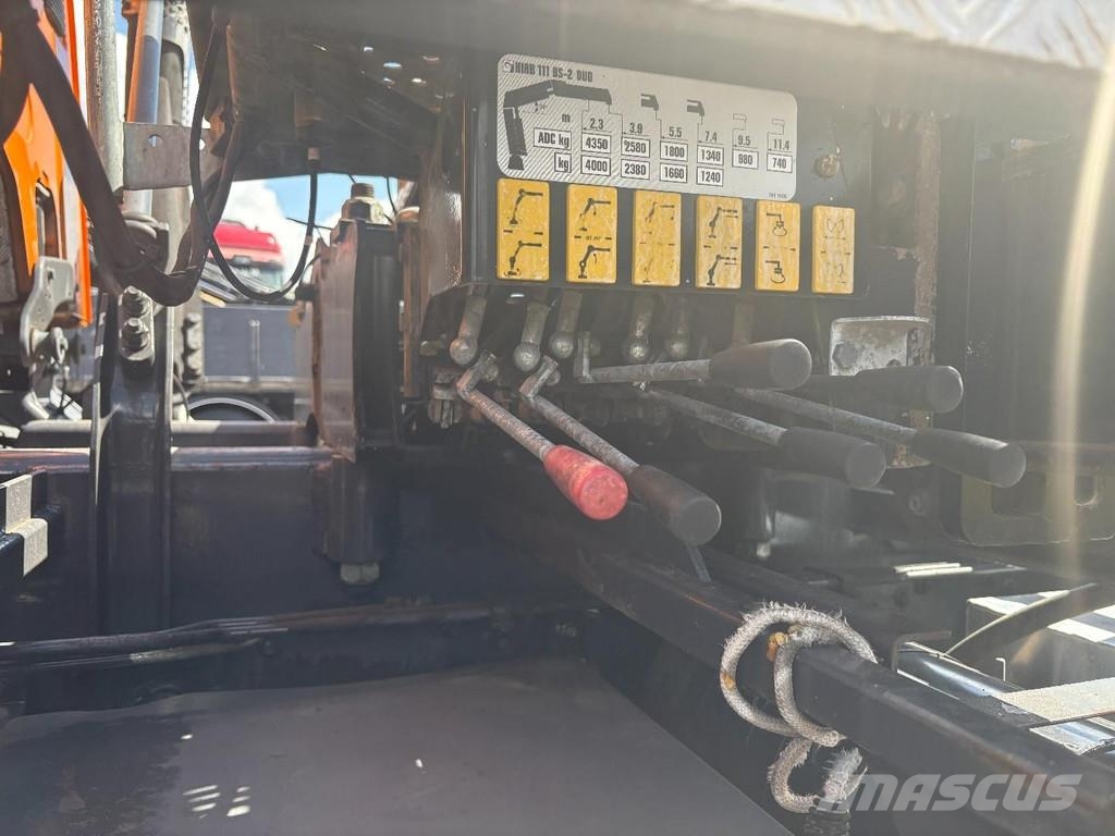Scania P280 + HIAB 111BS-2 DUO + 6X2 + HOOKSYTEM + EURO 5 Kranen voor alle terreinen