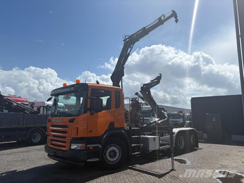 Scania P280 + HIAB 111BS-2 DUO + 6X2 + HOOKSYTEM + EURO 5 Kranen voor alle terreinen
