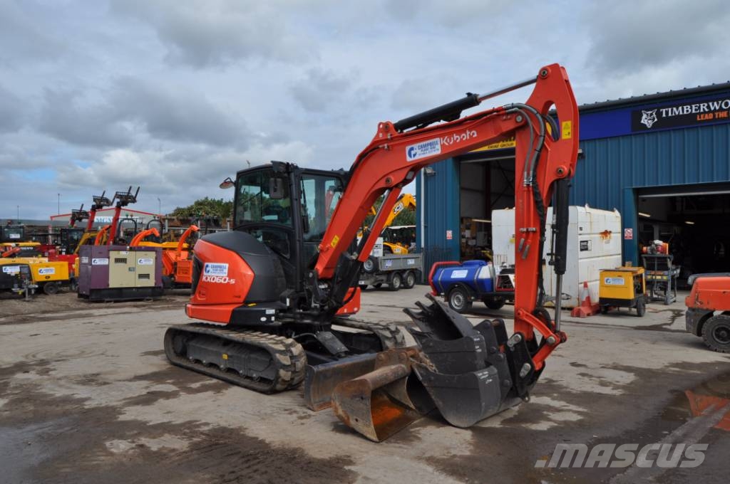 Kubota KX 060-5 حفارات صغيرة أقل من 7 طن (حفارات صغيرة)