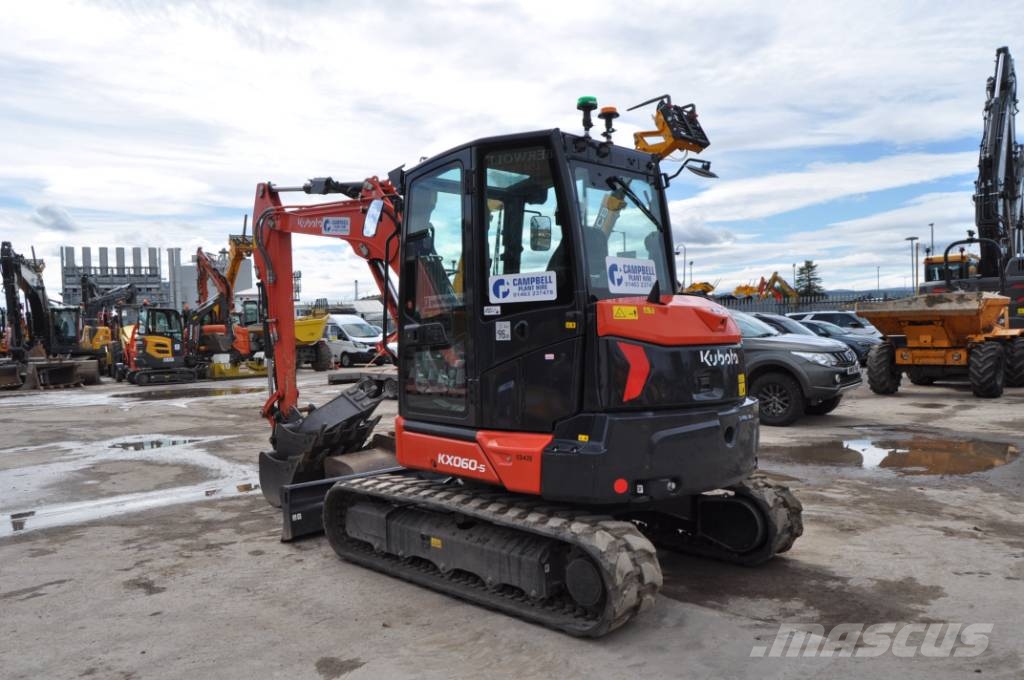 Kubota KX 060-5 حفارات صغيرة أقل من 7 طن (حفارات صغيرة)