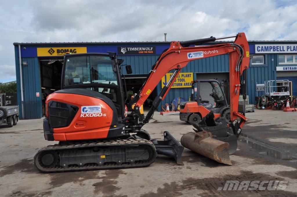 Kubota KX 060-5 حفارات صغيرة أقل من 7 طن (حفارات صغيرة)