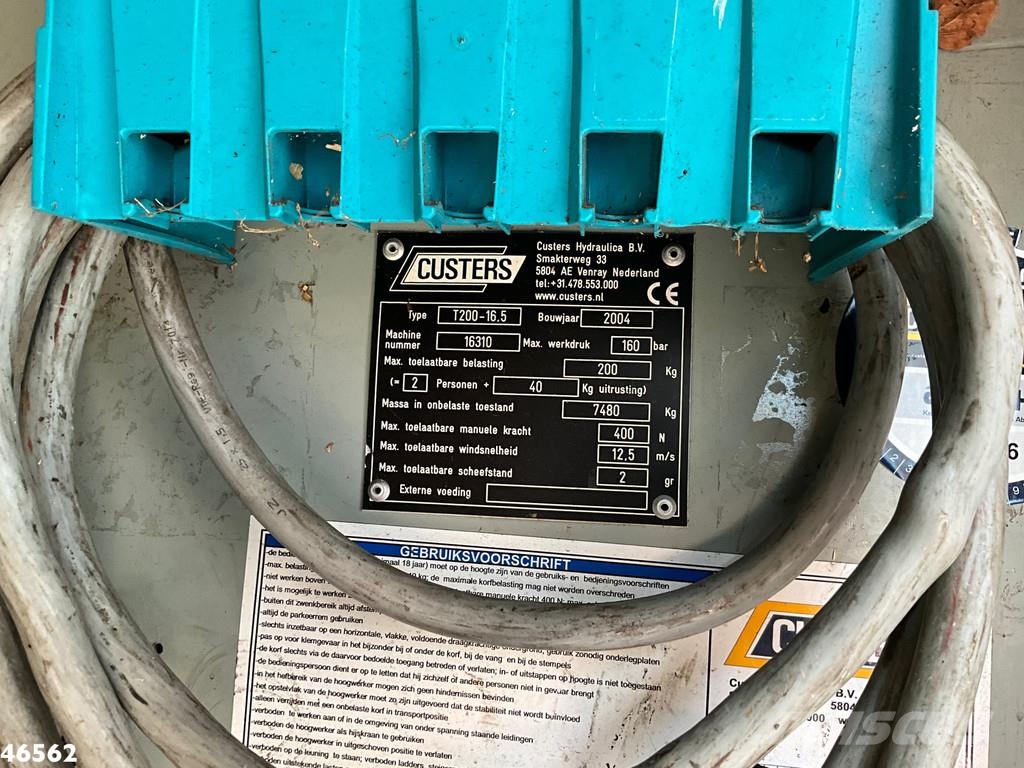 DAF FA 45 LF 150 Custers 16,5 meter المنصات الهوائية المثبتة على شاحنة