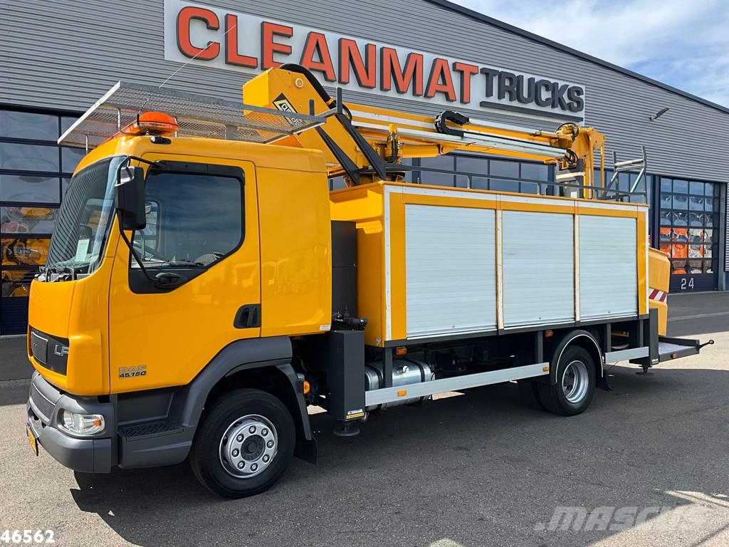DAF FA 45 LF 150 Custers 16,5 meter المنصات الهوائية المثبتة على شاحنة