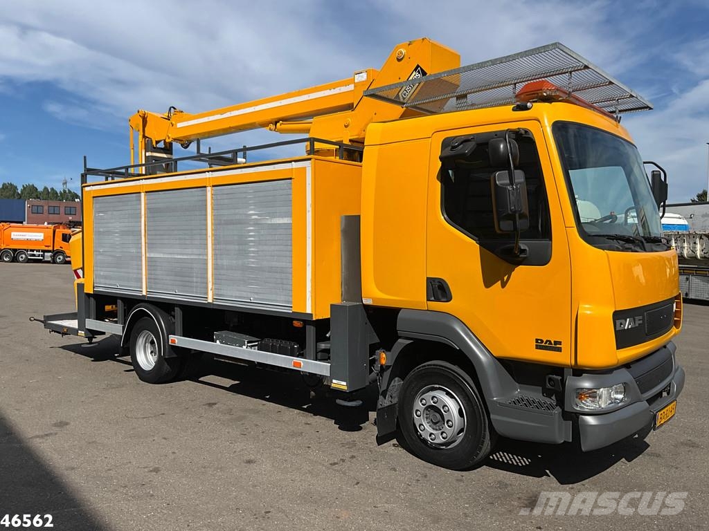 DAF FA 45 LF 150 Custers 16,5 meter المنصات الهوائية المثبتة على شاحنة