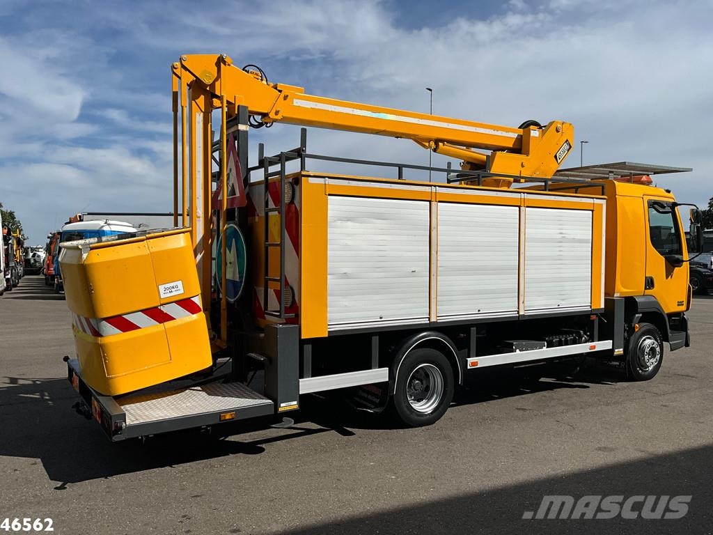 DAF FA 45 LF 150 Custers 16,5 meter المنصات الهوائية المثبتة على شاحنة