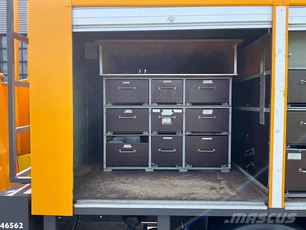 DAF FA 45 LF 150 Custers 16,5 meter المنصات الهوائية المثبتة على شاحنة