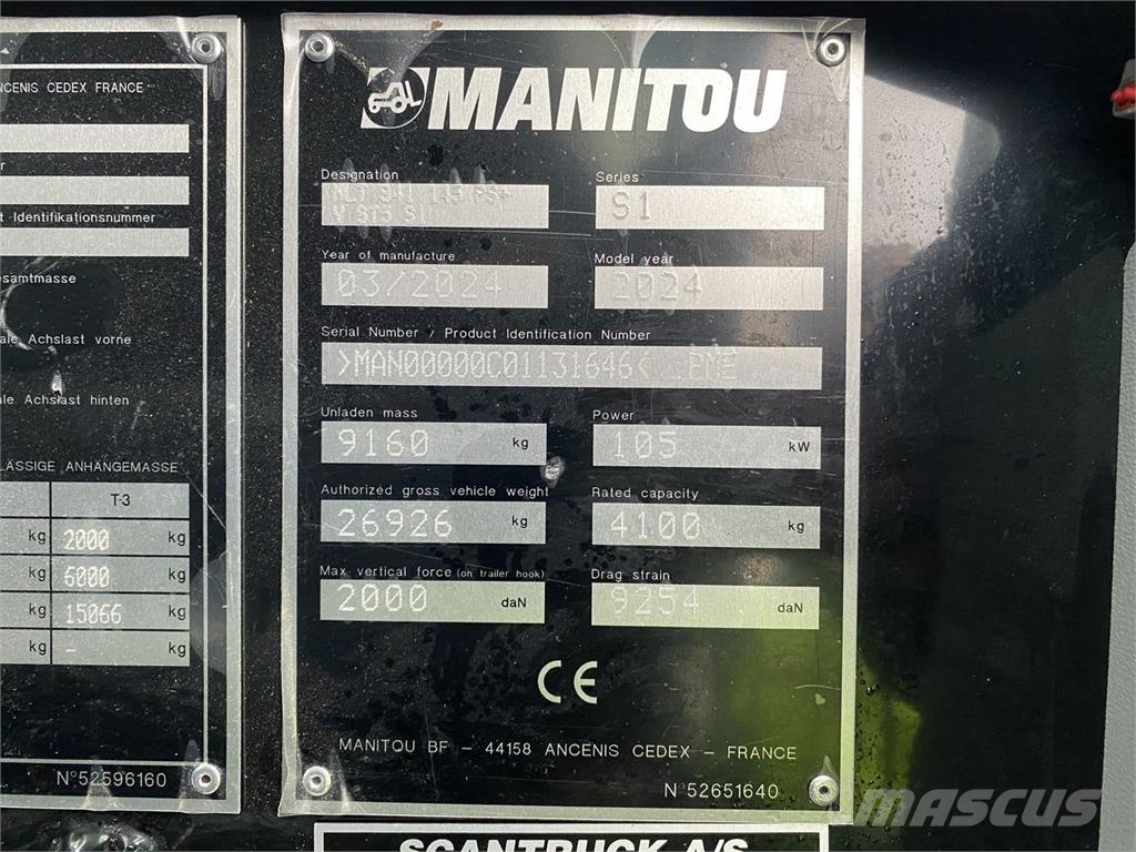 Manitou MLT841-145PS+ ELITE ST5 Teleskoplader für Landwirtschaft