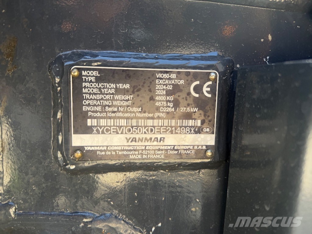 Yanmar VIO50-6B Miniescavadeiras < 7t (Mini escavadeiras)