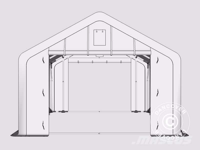 Dancover Storage Shelter PRO 4x6x2x3,1m PVC Telthal Have & Park - Andet