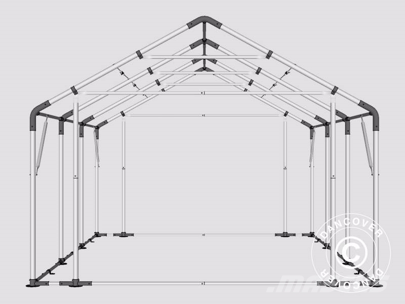 Dancover Storage Shelter PRO 4x6x2x3,1m PVC Telthal Have & Park - Andet