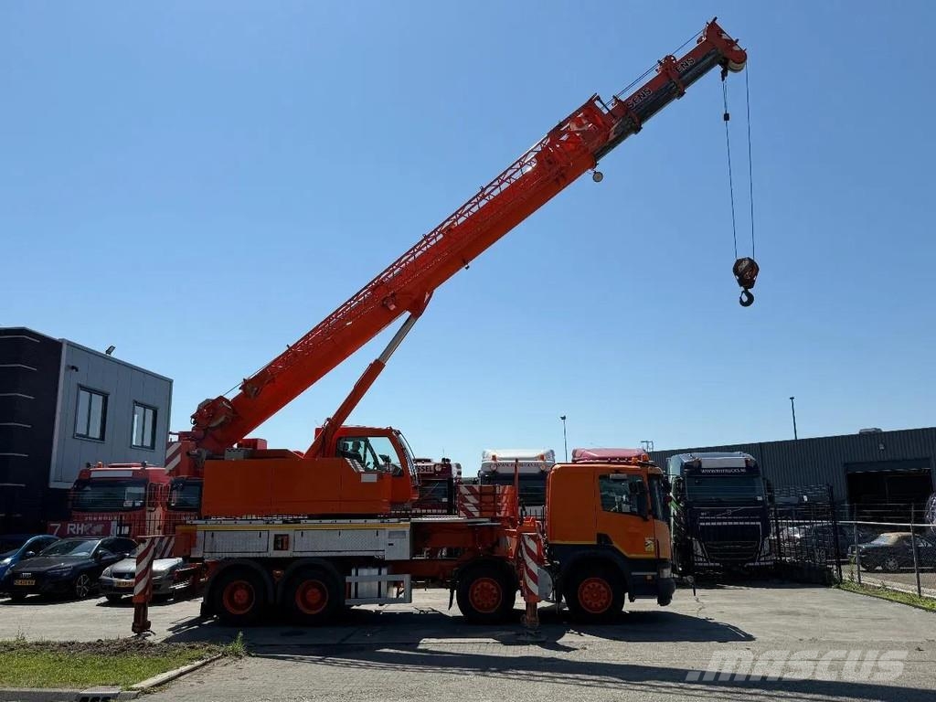 Scania P380 8X4 + FAUN HK40 + FLYJIB + BALLASTBL. 6,9 TON Kranen voor alle terreinen