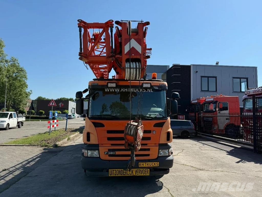 Scania P380 8X4 + FAUN HK40 + FLYJIB + BALLASTBL. 6,9 TON Kranen voor alle terreinen
