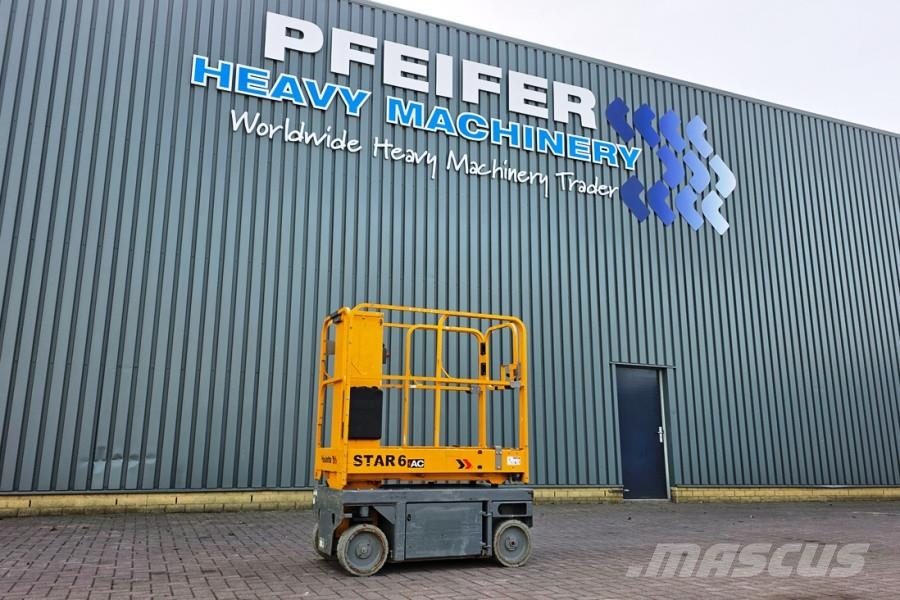 Haulotte Star 6AE Electric, Non Marking Tyres, 5.8m Working Saksilavat